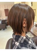 ショートウルフ／ボブナチュラルショート
