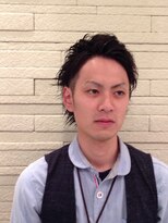 ピカイチ 上通店(pikA icHi) 前髪ストレート、ツーブロックソフトモヒカン