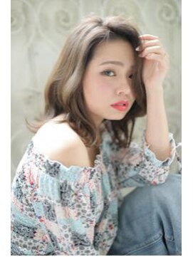 ブレス 小阪店(brace) かきあげバングヴェールウェーブミディ