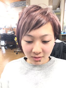 ヘアーメイクエアーセントラーレ(HAIR MAKE air Zentrale) ガーリーピンクonメッシュ