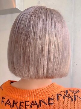 ヴォア(VOA) VOA ミルクティーベージュ×肩上ボブ