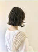 オリーブべージュ　ミニボブ