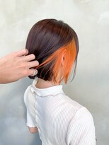 ロイジー(roijir)&nbsp;【roijir 表参道 奥瀬】orangeインナーカラー♪