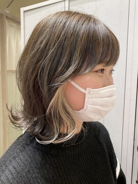 アンソル 戸田店(N'SOL) お洒落インナーカラー