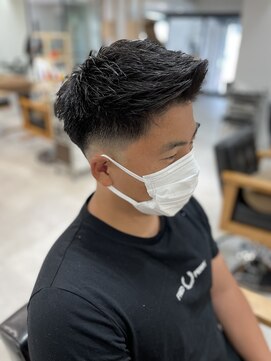 クラン(Chlan) 短髪フェードスタイル