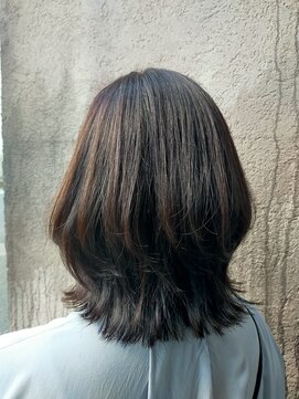 ビグディーサロン(BIGOUDI salon mukonosou) 大人ワンレンレイヤー