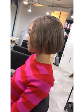 ラフ 難波店(LAFF) #黒髪#ボブルフ#ネビージュ#小顔#ワンレン