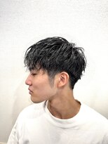 銀座マツナガ 神田店&nbsp;10代20代30代メンズツイストパーマツーブロックビジネスカッコイ