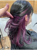 インナーカラー×ピンクパープル