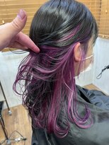 ラクール(la cour)&nbsp;インナーカラー×ピンクパープル