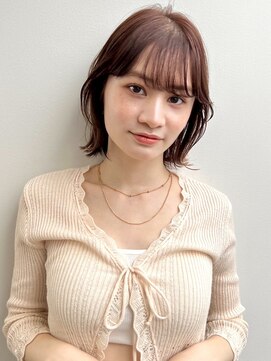 トレス(TRESS) 外ハネボブ/レイヤーボブ/大人ガーリー/チョコレートブラウン