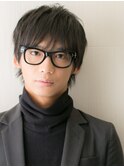 ネイビーブラック暗髪テッパンのヘルシースタイルd仙台