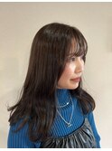 チョコレートアッシュブラウン/シースルーバング 2/20