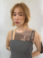 ミンクス 原宿店(MINX) 切りっぱなしボブエアリーロング美髪ピンクブラウン