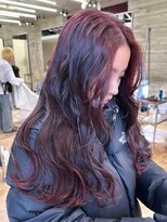 ヲタク(wotaku.)&nbsp;ボルドーカラー暖色カラーカシスカラーブリーチカラーレッド