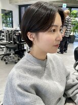 フィルムス 表参道(FILMS)&nbsp;レイヤーカット/ウェットへア/オリーブベージュ/表参道