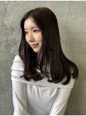 韓国風大人秋カラーくすみブラウン液晶乳化カラー×ミネラルケア