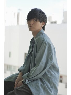 にもう ダークアッシュ ニュアンスパーマ 韓国マッシュs7