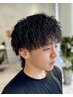 【メンズ限定】骨格カット＋ヘッドスパ＋眉カット【安佐南区長束Hau'oli】