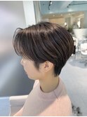レディースハンサムショート