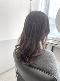 大人グレージュ×ロンググラデーション
