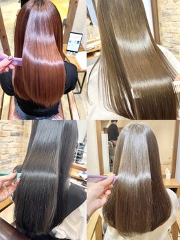 フリッカ 西荻窪店(FLYCKA)の写真/髪質改善、縮毛矯正に特化した薬剤[髪にドラマを。]を使用したこだわりの髪質改善ストレートで自分らしく♪
