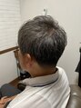 メンズオンリーサロン 創 立川 耳を出して襟足をスッキリさせた、清潔感と動きのあるスタイル。