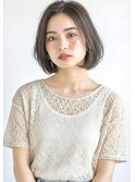 抜け感たっぷりのラフボブ【來海亮兵】