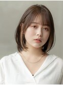 20代30代レイヤーボブ/髪質改善ボブ/顔周りレイヤーカット