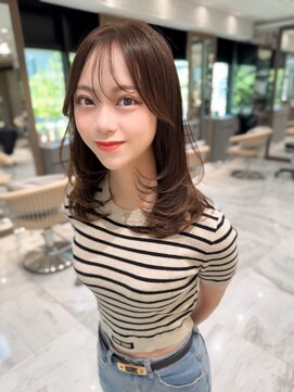 ロンド ロビン 栄(Lond robin) 【Lond robin】木屋元一 前髪/顔まわり/韓国/レイヤー/透明感