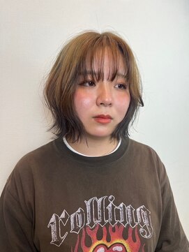 ネイビー グラ ヘアー ストーリー(NAVY gra HAIR STORY) ブリーチ×autumnボブ