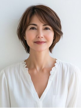 e.m.a プレミアムビューティーサロン 栄駅店(e.m.a PREMIUM BEAUTY SALON) ボブ/イメチェン/外ハネボブ/美髪/ワイドバング/髪型