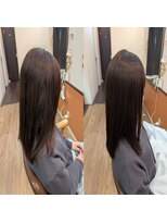 ヘアーアンドチャット リンク 三軒茶屋店(hair&chat LINK)&nbsp;酸性縮毛矯正/セミロング