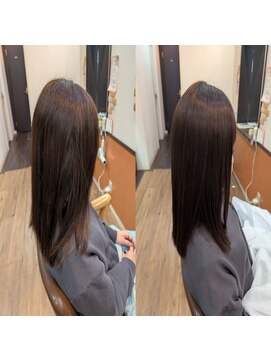 ヘアーアンドチャット リンク 三軒茶屋店(hair&chat LINK) 酸性縮毛矯正/セミロング