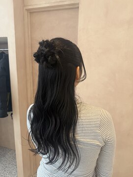 オン キャナルシティ博多前店(on) 【中里恵梨】ハーフアップ/ヘアセット/カチモリヘア/お団子ヘア