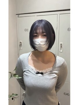 ソヨン 豊田土橋2号店(SOYON) 【ボブ顔まわりレイヤー×ラベンダーカラー】