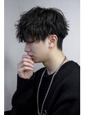 men'shair/波巻きツイストスパイラル/ニュアンスパーマ