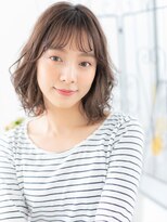 エイトサロン 八潮(8salon) 八潮/髪質改善/モーブブラウン×ゆるふわボブ くびれミディn