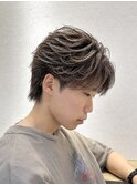 ハイライトフェザーパーマ