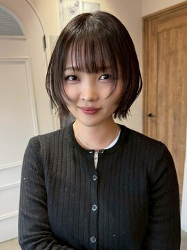 エトワ 中央店(etoi) 大分韓国ボブタッセルボブミニボブショートボブ切りっぱなし重め