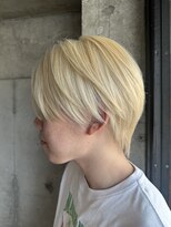 メンズファット バイ アプリーレ(Men's PHAT by Aprire) ホワイトブロンドハンサムショート