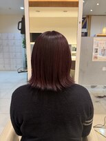 アイコニック 豊田店(ICONIQ)&nbsp;イメチェン/ピンクベージュ/アンブレラカラー/前髪/縮毛矯正