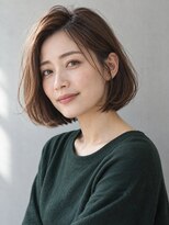 トリニティ(trinity)&nbsp;大人上品ボブ　白髪カバー　ブラウン【豊見城】