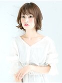 柔らか質感のシフォンボブ