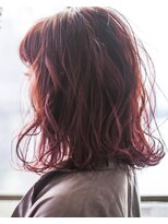 ニコヘアー(niko hair) モノトーンな冬に紫ピンクのビビッドカラー▼LINEID@vey3047y