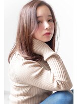 フェリア 緑地公園(FERIA)&nbsp;ワンカールパーマ×艶イルミナカラー