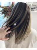 【REDEAL大宮】ハイライトメッシュ[エアータッチバレイヤージュ