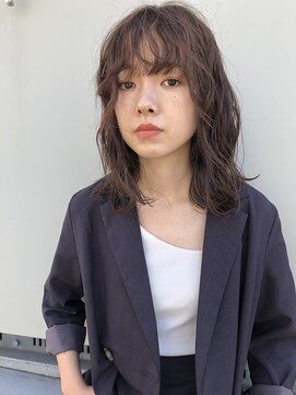 ロティー(loty) 《天神今泉loty酒井美紀》ゆるふわパーマ×レイヤーミディアム