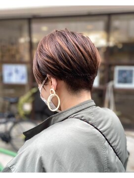 ヒカリス 東三国(HIKARIS) 白髪ぼかしにも☆ハイライト☆ショートボブ