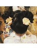 チャイナヘアアレンジ♪